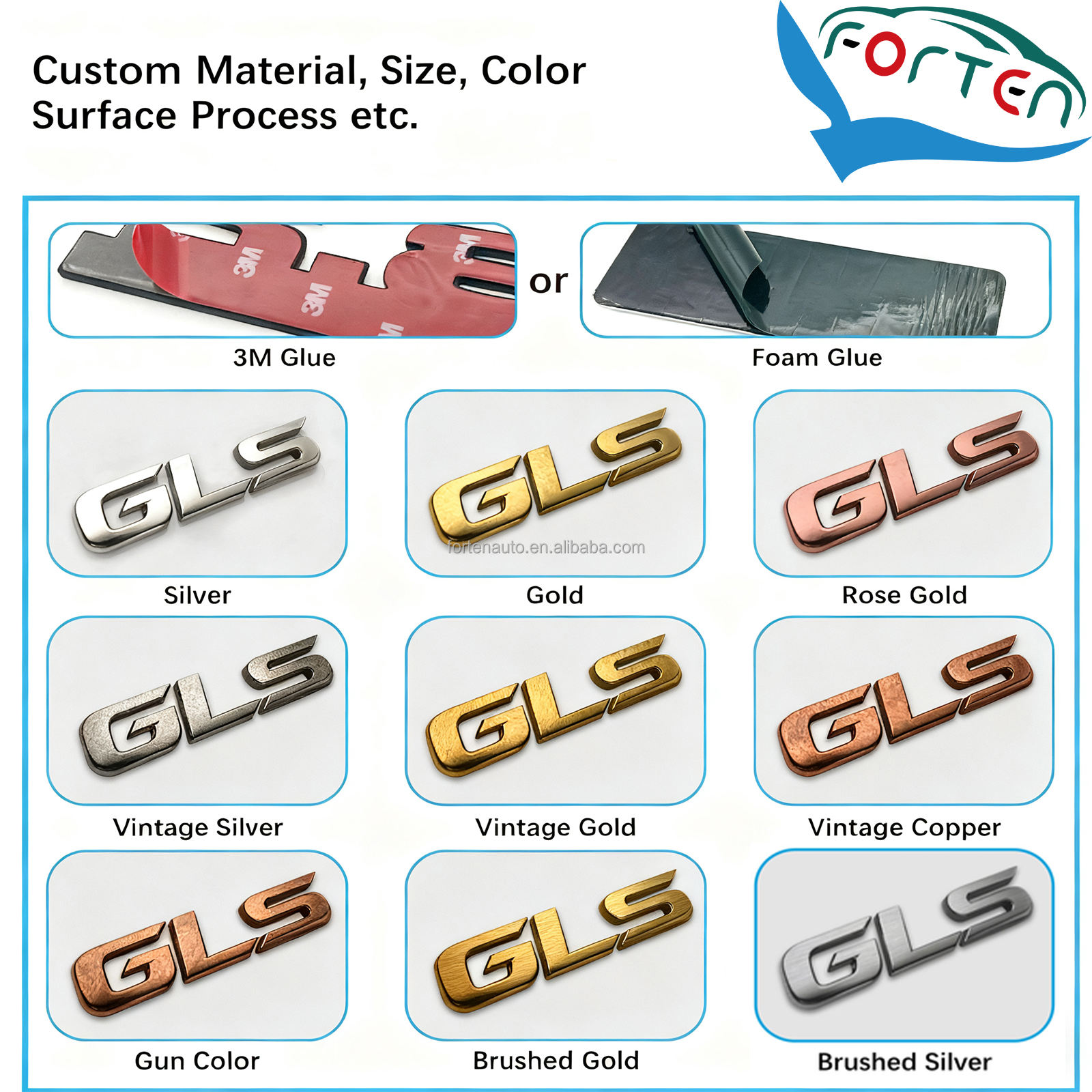 Badge en plastique ABS