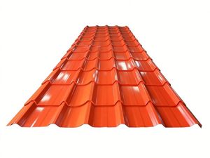 Tôles d'acier galvanisé prépeintes conformes à la norme ASTM, laminées à froid, ondulées, pour <span class=keywords><strong>toiture</strong></span> et <span class=keywords><strong>bardage</strong></span>, découpe, pliage, soudage, anti-corrosion - Product Image 2