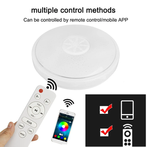 Plafonnier LED intelligent avec application Bluetooth, haut-parleur musical, lumière RGB à intensité variable, lampe de plafond pour la maison, chambre à coucher, salon, lumière d'ambiance - Product Image 3
