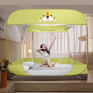 Mosquitera grande para cama doble, mosquitera portátil plegable de dos <span class=keywords><strong>puertas</strong></span>, mosquitera plegable - Product Image 3