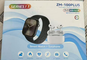 Nuevo Modelo ZM-100Plus Serie 10 Reloj Inteligente para Niños con Pantalla AMOLED, Carga Inalámbrica de Silicona, Compatible con IOS, 7 Correas, Bomba de Aire - Product Image 4