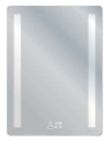 Miroir intelligent Android avec TV intégré, style moderne, rectangulaire, éclairé, avec fonction anti-buée LED personnalisée pour salle de bain