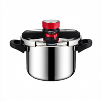 Casserole de haute qualité pour cuisinière à gaz et à induction, en acier inoxydable 304, ustensiles de cuisine, anti-explosion, autocuiseur de 12 L