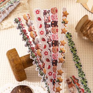สติกเกอร์ 20 ชิ้นต่อแพ็ค ซีรีส์ Knitting Diary สติกเกอร์ขอบลายถักแบบเรโทร สำหรับตกแต่ง Bullet Journal - Product Image 2