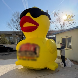 Papera Gonfiabile da Piscina per Parco Acquatico, Mascotte a Forma di Cartone Animato per Giochi Estivi - Product Image 2