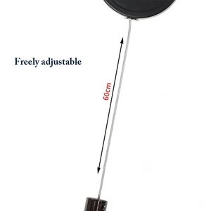 Retractable ABS Anti-Theft Phone Holder Scalable Anti-theft Cellphone Buckle <b>Key</b> Chain <b>Lanyard</b> Strap Carabiner - Product Image 3