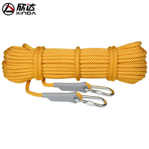 Kit de Rapel Xinda, Cuerda de Seguridad de Nailon con Arnés, Mosquetones y Guantes para Escalada, Montañismo y Descenso - Product Image 3