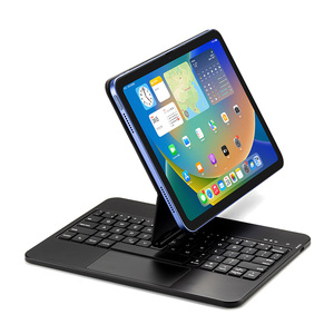 Tastiera del dente blu senza fili ricaricabile per <span class=keywords><strong>iPad</strong></span> <span class=keywords><strong>Pro</strong></span> <span class=keywords><strong>12.9</strong></span> pollici Tablet caso arabo spagnolo ebraico francese portoghese italiano - Product Image 6