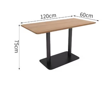 Table rectangulaire