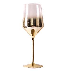 Verre à <span class=keywords><strong>vin</strong></span> en vrac en cristal <span class=keywords><strong>rouge</strong></span> bourgogne soufflé à la main et verre à champagne avec pied noir et tige <span class=keywords><strong>rouge</strong></span> - Product Image 3