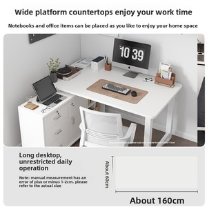 Bàn học sinh thanh thiếu niên có giá sách cho không gian nhỏ bàn văn phòng tại nhà - Product Image 5