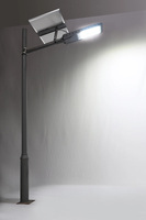 Lampe solaire de rue JD 1000W SMD 5054 haute puissance 40A avec batterie, en aluminium, à LED séparée, pour éclairage public