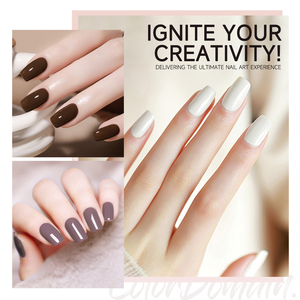 AiBevoow - Proveedor Profesional de Uñas, Kit de Esmalte de Uñas en Gel de 6 Piezas de 15 ml, Tema Morandi, Larga Duración, Secado con Lámpara UV - Product Image 5