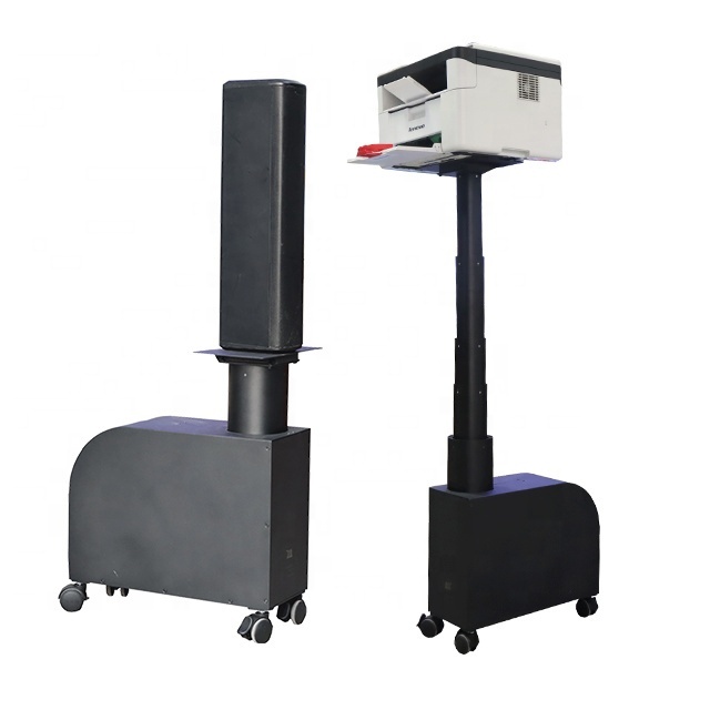 JGST Customized Height Adjust Retractable Motorized Desktop Hidden Mobile Floor Speaker Printer Camera Projector Lift Mount