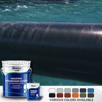 Revêtement époxy à durcissement par l'humidité, anti-corrosion, haute résistance, pour structures en acier, surfaces en béton, peinture imperméable pour surfaces humides