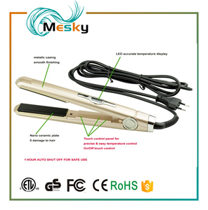 Double Tension mondiale Infrarouge Défriser Les Cheveux <span class=keywords><strong>450</strong></span> <span class=keywords><strong>Fahrenheit</strong></span> Cheveux Redressant Le Fer Plat Nano Titane - Product Image 3