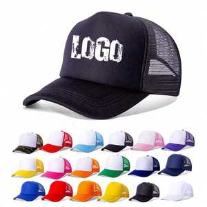 Gorra de Béisbol de Malla Personalizable con Visera Plana, Estilo Trucker, Impermeable, para Golfistas, con 5 Paneles de Espuma, para Adultos, MOQ Bajo, Vietnam - Product Image 1