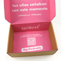 Cartons ondulés personnalisés, boîtes d'expédition, y compris des boîtes d'avion de type fermeture éclair pour petites séries