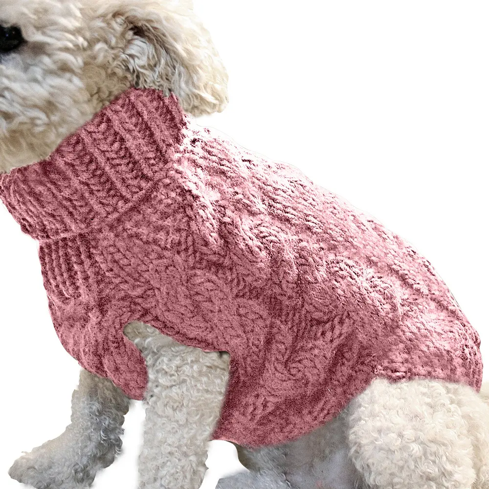 Light Red Thermal Western Plain Chinese Import Outdoor Pet Clothes