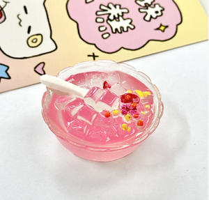 แม่เหล็กติดตู้เย็นอาหาร3D ฤดูร้อนดีไซน์ทันสมัยลูกปัดเรซินแบบป๊อปทำจากผงน้ำแข็งขายส่ง - Product Image 6