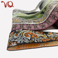 Sangle en jacquard fine de haute qualité, style rétro, personnalisable, largeur 5 cm, en polyester, pour sacs et guitares, directement de l'usine