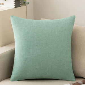 Housse de <span class=keywords><strong>coussin</strong></span> personnalisée, housse de <span class=keywords><strong>coussin</strong></span> de couleur unie, décoration de canapé, housse de <span class=keywords><strong>coussin</strong></span> en coton et lin - Product Image 6