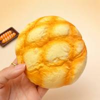 Jouets sensoriels anti-stress en PU à rebond lent, personnalisables, en forme de pain, de croissant et de briquettes, mignons, pour la décompression, vente en gros
