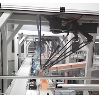 Emballageur de colis robotisé haute vitesse |   Plus de 120 choix/minute pour les biscuits, les chocolats et les petites pochettes