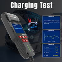 KONNWEI KW700 Probador de Baterías de Auto de 12V/24V con Impresora, Analizador Digital de Baterías para Auto, Camión, Motocicleta