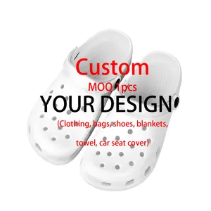 1MOQ Drop Shipping Custom You Like The Design Pattern Logo Alta Qualidade Respirável Lazer Esportes Elástico chinelo macio