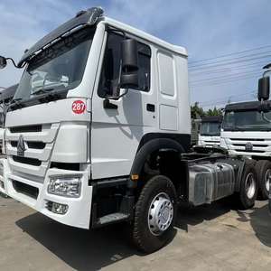 รถบรรทุกหัวลากดีเซล 6x4 ยี่ห้อซิโนทรัค ฮาวเวอร์ 10 ล้อ 351-450 แรงม้า ยูโร 3 พร้อมเครื่องยนต์เว่ยไช่ และเบาะนั่งระบบกันสะเทือนแบบลม - Product Image 2