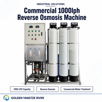 Machine de purification d'eau par osmose inverse industrielle commerciale 1000 l/h, système d'eau RO pour un traitement efficace de l'eau