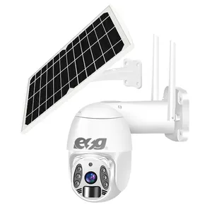 ESG Hot Selling Solar Powered Security System Chip That Record On Memory Card Wifi Power IP Camera