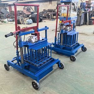 Máy làm gạch tự động điện làm gạch máy móc rỗng lát xi măng bê tông Máy làm gạch - Product Image 2