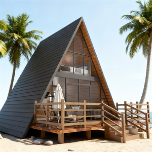 Cabane de plage moderne modulaire en <span class=keywords><strong>bois</strong></span>, <span class=keywords><strong>chalet</strong></span> préfabriqué, maison préfabriquée pour solutions de projet - Product Image 3