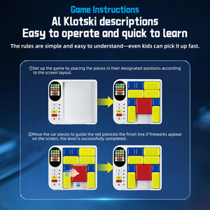 Super Al Klotski Smart Sensor juego juguetes electrónico tobogán rompecabezas juguete pensamiento lógico ejercicio juego innovador - Product Image 4