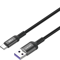 Kabel Data USB-C ke USB-C IMC07 Pengisian Cepat 60W 120W untuk Ponsel, Pengisian Daya Tinggi 1.2M