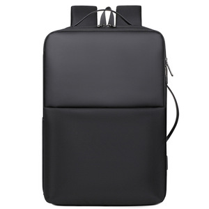 Wholesale MultiFunction Unisex Business Laptop <b>Backpack</b> <b>Large</b> Capacity Waterproof Anti-Theft PU Material USB Port Zipper Fashion - Product Image 2