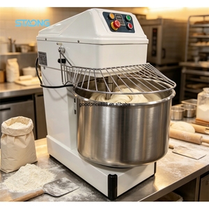 Pétrin à spirale industriel 25 kg 50 L pour boulangerie, mélangeur de pâte à pain, machine à pétrir et à mélanger - Product Image 1