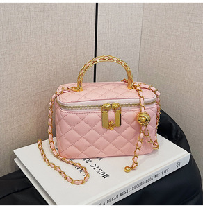 Bolso de Hombro Tipo Cubo de PU de Alta Calidad para Mujer, con Cierre de Cremallera, Estilo Moderno y Popular, Novedad 2026 - Product Image 3