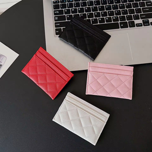 Lady Card <b>Wallet</b> PU Leather Fashion <b>Small</b> Portable Slim With Coin Pocket For Credit ID Cards Luxury Brand Custom Gift New - Product Image 3