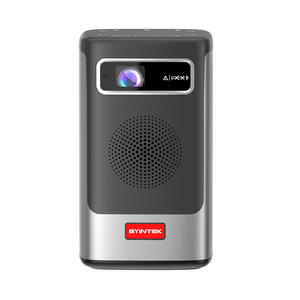 מיני מקרן LED D68 מקרן נייד חכם 8000mAh סוללה אנדרואיד 9.0 עם WIFI בלוטות' 1080P קרן קולנוע ביתי - Product Image 1