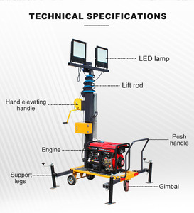 6m ánh sáng ban đêm thời gian tháp ánh sáng dẫn lũ tháp ánh sáng cho nhà máy điện trạm - Product Image 2