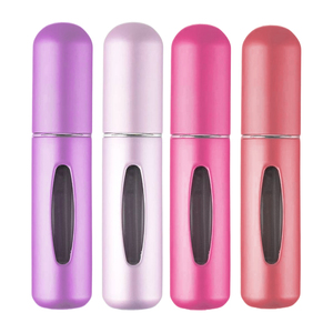 Luxury Mini Portable Travel <strong>Perfume</strong> Spray Bottle 5ml Pocket Size <strong>Atomiser</strong> with Aluminum Bottom <strong>Refillable</strong> <strong>Atomiser</strong> - Product Image 3