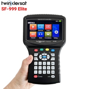 Buscador de <span class=keywords><strong>Sat</strong></span>élites Twinklersat SF-999 Elite <span class=keywords><strong>Combo</strong></span>, Compatible con DVBS2, DVBT2, DVBC, H265, HEVC, Espectro CCTV en Pantalla de 4.3 Pulgadas y 8MP - Product Image 1