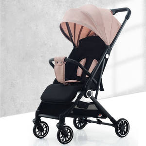 Poussette bébé pliable de luxe confortable personnalisable pour l'extérieur / poussette bébé simple et légère à haut paysage - Product Image 3