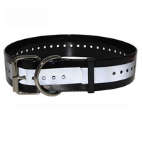 Colliers pour chiens en nylon enduit de polyuréthane à haute résistance à la traction, rubans réfléchissants, solides, personnalisables, design facile à nettoyer, Pitbull