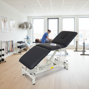 <span class=keywords><strong>Cama</strong></span> de Masaje Eléctrica Profesional con Cuero PU, 3 Motores, Diseño Plegable, Estilo Moderno, Cómoda para Uso en Salón de Belleza y Spa - Product Image 1