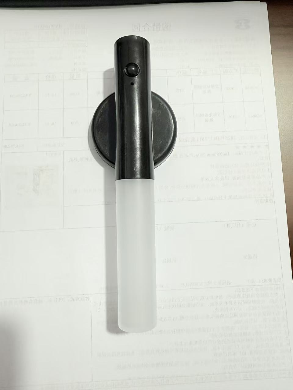 Material plástico negro