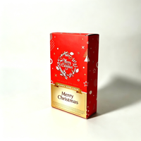 Boîte-cadeau de Noël festive en papier pour boutiques et occasions spéciales